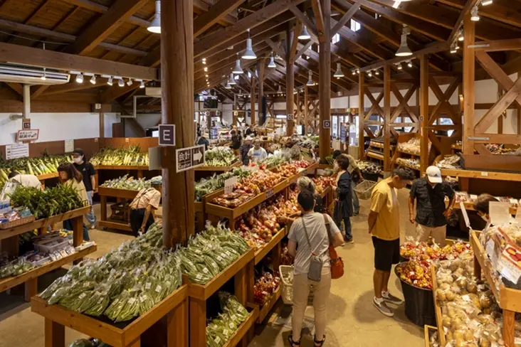 川場田園プラザの店内の様子